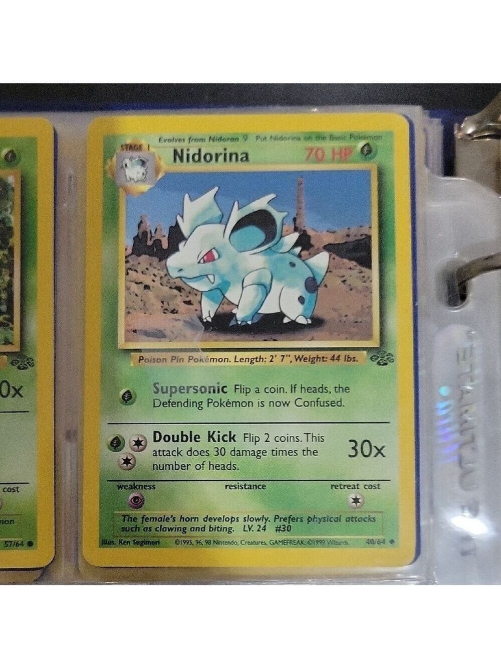 Pokemon Nidorina Card